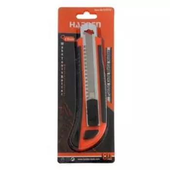 Нож специальный HARDEN 570312, двухкомпонентный корпус, 18мм