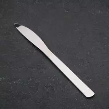 Нож столовый из нержавеющей стали Доляна «Равингтон», длина 22.3 см, серебристый