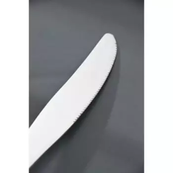 Нож столовый из нержавеющей стали Доляна «Таун», длина 22,5 см, цвет серебряный