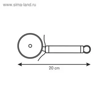 Нож t для пиццы Tescoma Presiden, нержавеющая сталь