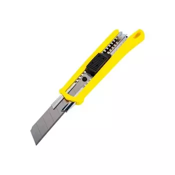 Нож универсальный ЭНКОР 9668, металлическая направляющая, квадратный фиксатор, 18 мм