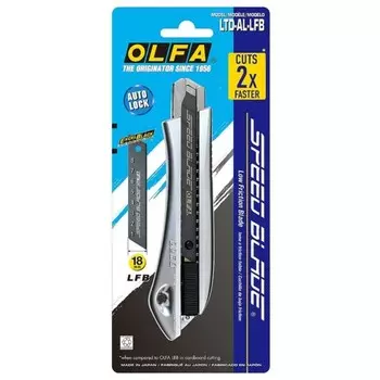 Нож универсальный OLFA OL-LTD-AL-LFB, 18 мм