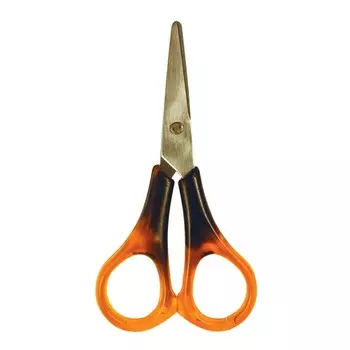 Ножницы 13 cм, Attomex Amber, ручки под янтарь в ПВХ чехле
