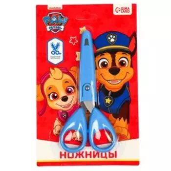 Ножницы детские 13 см, с защитным колпачком, Paw Patrol