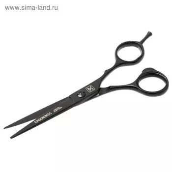 Ножницы для стрижки Katachi Black Ergonomic, 6 дюймов