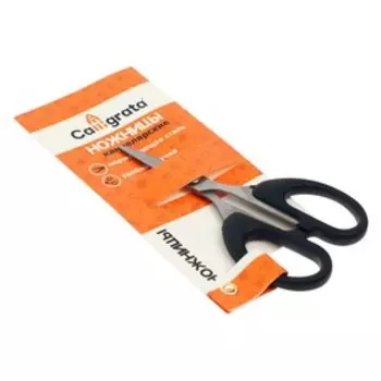 Ножницы канцелярские, 12 см, «Офис», пластиковые ручки, европодвес