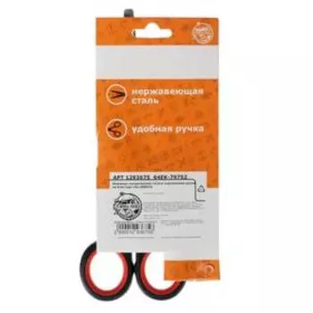 Ножницы канцелярские 16.5 см, «Стандарт», пластиковые ручки, европодвес