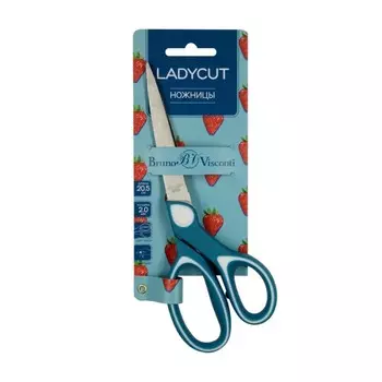 Ножницы канцелярские 20,5 см BrunoVisconti LadyCut, прорезиненные ручки