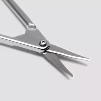 Ножницы маникюрные, для кутикулы, загнутые, узкие, 9 см