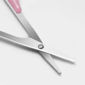 Ножницы маникюрные, прямые, узкие, 9 см, МИКС