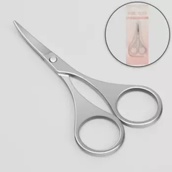 Ножницы маникюрные «Premium», загнутые, 9 см, на блистере