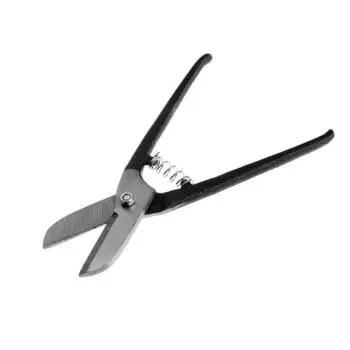 Ножницы по металлу ЛОМ, металлические рукоятки, прямой рез, 250 мм