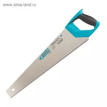 Ножовка по дереву GROSS PIRANHA, 500 мм, 7-8 TPI, заточка 3D, калёный зуб
