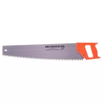 Ножовка по дереву ИжСталь, 23167, пластиковая рукоятка, шаг зубьев 12 мм, 600 мм
