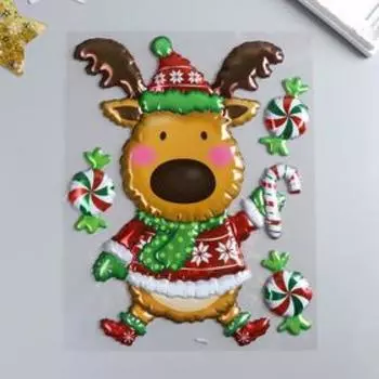 Объёмная наклейка Room Decor "Оленёнок" 27х35 см