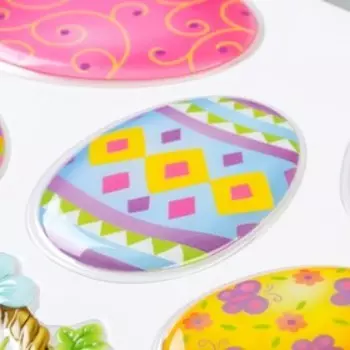 Объёмные наклейки Room Decor "Пасхальная корзина" 29х41 см