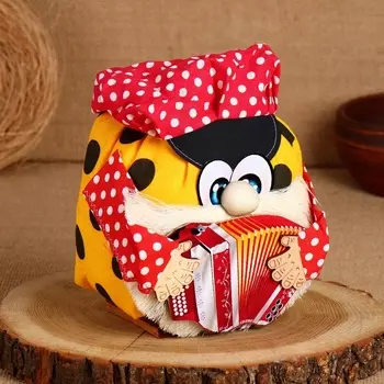 Оберег - домовой "Санёк с гармошкой", h=20 см