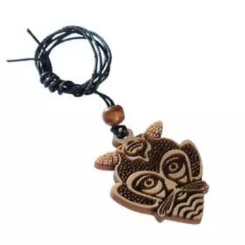 Оберег "Хитрый Локи" кедр, защита от коварства и обмана