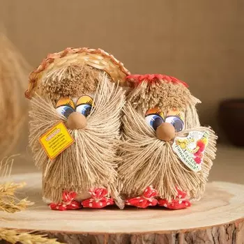 Оберег "Неразлучники", 11 см, микс