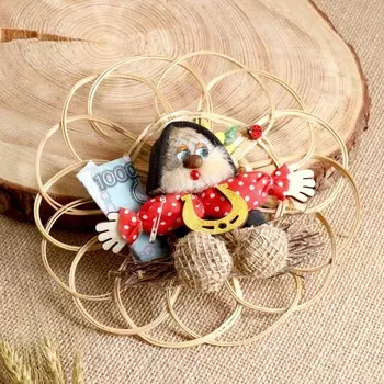 Оберег - панно «Нафаня», микс