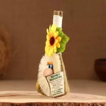 Оберег веник"Здоровья и благополучия"18см, микс