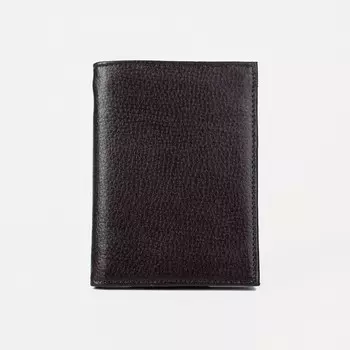 Обложка для автодокументов 2 в 1 (с портмоне), цвет коричневый