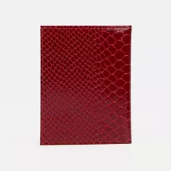 Обложка для автодокументов 2 в 1 (с портмоне), цвет красный