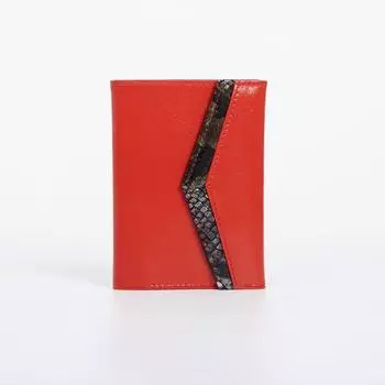 Обложка для автодокументов, цвет алый