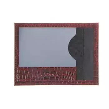 Обложка для автодокументов, цвет бордовый