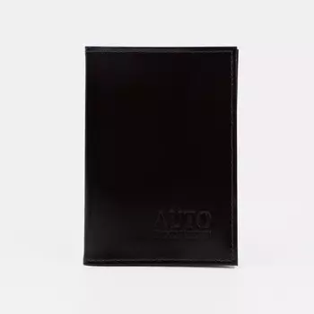 Обложка для автодокументов, цвет коричневый