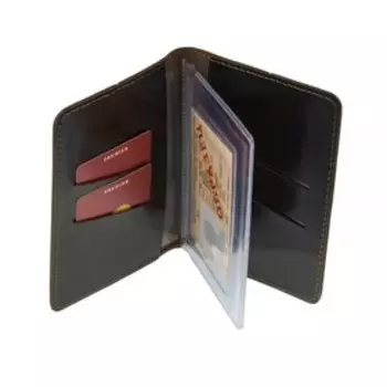 Обложка для автодокументов, цвет коричневый