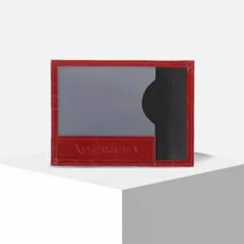 Обложка для автодокументов, цвет красный