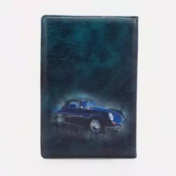 Обложка для автодокументов, цвет синий