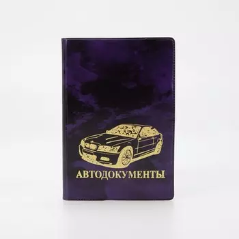 Обложка для автодокументов, цвет зелёный