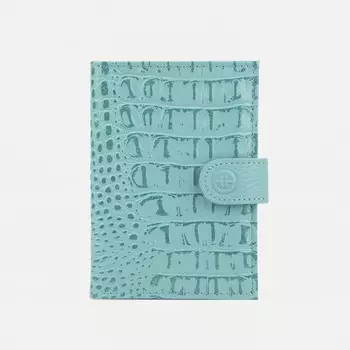 Обложка для автодокументов TEXTURA, цвет зелёный