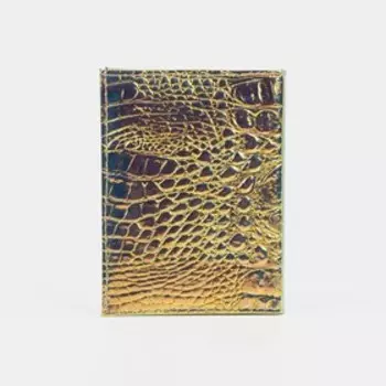 Обложка для автодокументов, цвет золотой