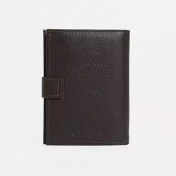 Обложка для автодокументов и паспорта, цвет коричневый
