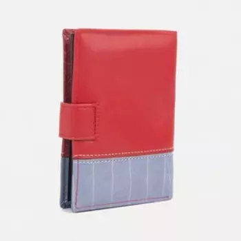 Обложка для автодокументов и паспорта, для купюр, цвет красный