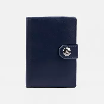 Обложка для автодокументов и паспорта, для купюр, цвет синий