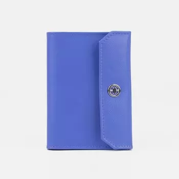 Обложка для автодокументов на кнопке, цвет сиреневый