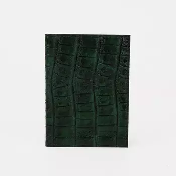 Обложка для автодокументов с вкладышами ПВХ, цвет зелёный