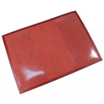 Обложка для документов, цвет красный