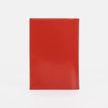 Обложка для паспорта TEXTURA, цвет алый