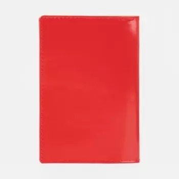 Обложка для паспорта, цвет алый