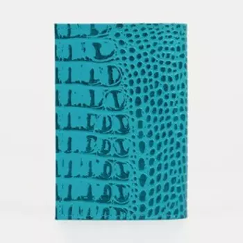 Обложка для паспорта, цвет бирюзовый