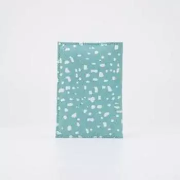 Обложка для паспорта, цвет бирюзовый