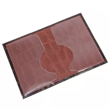 Обложка для паспорта, цвет бордовый