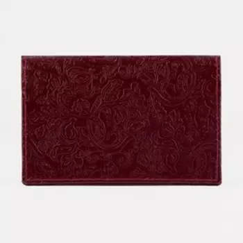 Обложка для паспорта, цвет бордовый
