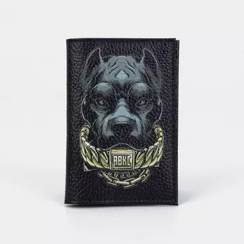 Обложка для паспорта, цвет чёрный
