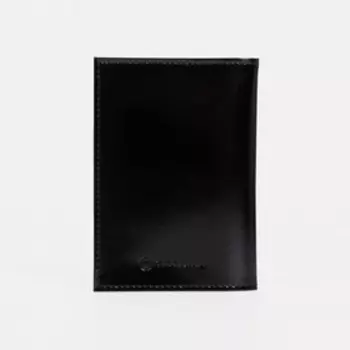 Обложка для паспорта TEXTURA, цвет чёрный